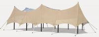 5CFZ0 Solar Field Shelter, 2kW, Tan, 22x40x14.6Ft