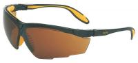5CHE9 Safety Glasses, Espresso, Scratch-Resistnt
