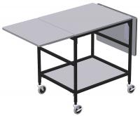 5CHN5 Mobile Work Table, 26 W x 68 In. L