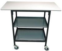 5CHN8 Adjustable Mobile Work Table, 40 In. L