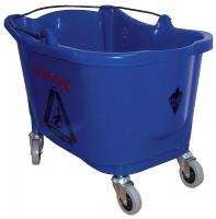 5CJJ1 Mop Bucket, 35 Qt., Blue, Polypropylene