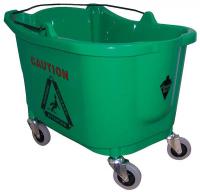 5CJJ3 Mop Bucket, 35 Qt., Green, Polypropylene