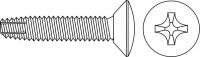 5CUV8 Screw, Thd Form, 1/4-20x1 1/4, Pk2000