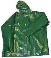 5CYP5 Rain Jacket with Hood, Green, S