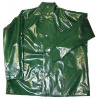 5CYR2 Rain Jacket with Hood Snaps, Green, S