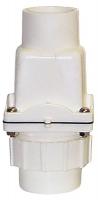 5CZH2 Dual-check Valve, 2 In, Socket, PVC