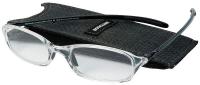 5DAC4 Reading Glasses, +1.5, Clear, Acrylic