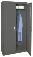 5DCK1 Wardrobe Storage Cabinet, Welded, Charcoal