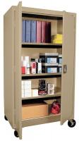 5DCN8 Mobile Storage Cabinet, Welded, Sand