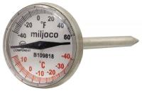5DJG3 Bimetal Thermom, 1 In Dial, -40 to 60F