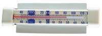 5DJJ2 Thermometer, Horiz, Price Tag, -40 to 120F