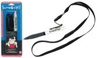 5DJK5 Rollerball Pen, Retractable, Fine, Black