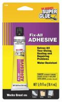 5DLD6 Fix All Adhesive, 5/8 fl. Oz. Tube, Clear