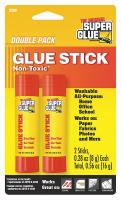 5DLE0 Glue Stick, All Purpose, 8g, Wht, Pk 2