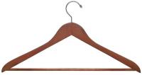 5DMK4 Wood Suit Hanger, Cherry, Pk 24