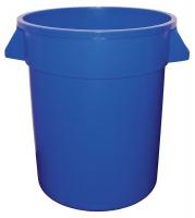 5DMR9 Round Container, 20 Gal, 19.5 In, Blue