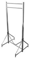5DYA6 Coat Rack, Floor Stand, Dbl, 48 In W