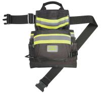 5DYK4 Hi Vis Nail/Tool Bag, 10 Pocket