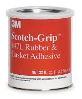 2RUD9 Gasket Adhesive, Can, 1 Quart, Brown