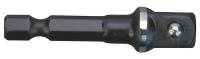 5ECA9 Socket Adapter, 3/8 In Dr, 1/4 Hex In