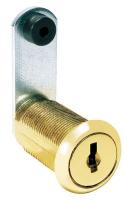 5EKX1 Disc Cam Lock, Brass, Key Different