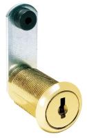5EKY8 Disc Tumbler Cam Lock, Brass, Key C413A