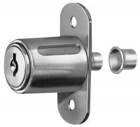 5ELC2 Sliding Door Lock, Nickel, Key C415A