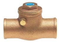 5EMY0 Check Valve, Low Lead, 3/4 In, Sweat, Bronze