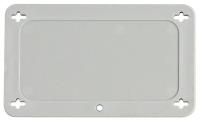 5EPA9 Blank Tag, 1-1/2 x 3 In, Gra, Plstc