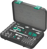 5EPL9 Socket Set, 1/4 Dr, 6 Pt, SAE, 41 Pc