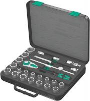 5EPP2 Socket Set, 1/2 Dr, 6 Pt, SAE, 23 Pc