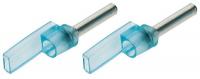 5ERX8 Pin Terminal, Blue W/Clear Sleeve, PK200