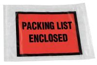 5ETE6 Packing List Envelope, 4-1/2 In, PK 1000