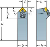 5FFG9 General Turning Tool, DSDNN 12 4B