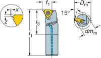 5FGX1 Internal Boring Bar, R166.0KF-D06C-2C