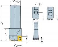 5FHE0 End Mill, GC1620, PVD, 0.031 In Dia, 2.126 L