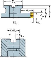 5FHV1 Sq Shoulder Mill , R331.32-080R25CM0.236