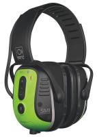 5FVR8 Electronic Ear Muff, 23dB, Over-the-H, Grn