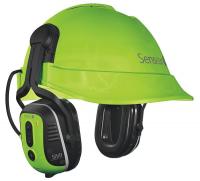 5FVR9 Electronic Ear Muff, 23dB, Helmet Mt, Grn