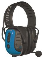 5FVT4 Electronic Ear Muff, 25dB, Over-the-H, Bl