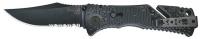 5FVY4 Trident(TM) Folding Knife, Serrated