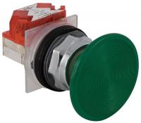 5FZJ9 Pushbtn, Non-ill., GR, 30mm, 1NC, 2 1/4InMush