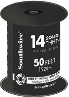 5FZX3 Building Wire, Solid, 14AWG, 0.102 In, Black