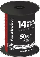 5FZX5 Building Wire, Solid, 14AWG, 0.102 In, Red