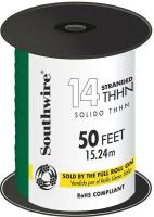 5FZY4 Building Wire, Stranded, 14AWG, 0.109, Green