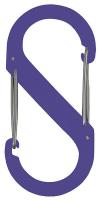 5GAK3 Carabiner Clip, 2 In., Plastic, Purple