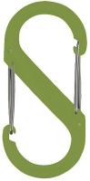5GAL0 Carabiner Clip, 3-1/2 In., Plastic, Lime