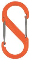 5GAL1 Carabiner Clip, 3-1/2 In., Plastic, Orange