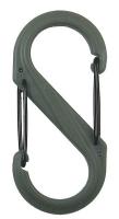 5GAM1 Carabiner Clip, 10-3/8 In., Plastic, Green