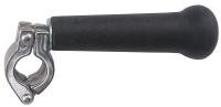 5GAX0 Auxiliary Handle, Steel, 5-1/2 In. L, Black